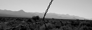 barbed wire in Eastern Oregon